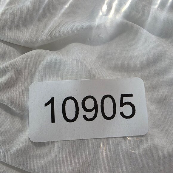 Mens Nike White Track Pants Side Zippers & Elastic Waistband Polyester Size XXL - Picture 11 of 12